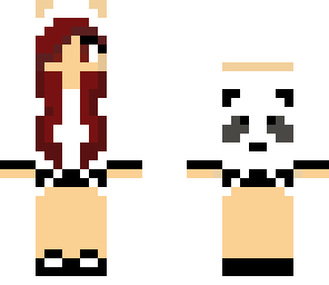 red hair panda