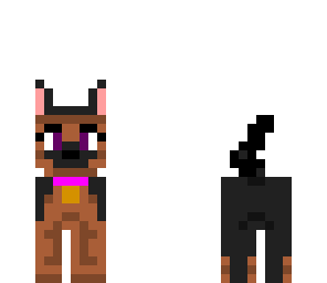 girl german shepard dog