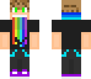 rainbows puke man