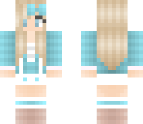 blue girl