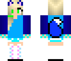 blue wolf girl