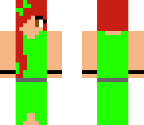 lime prom girl