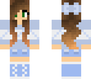 cute blue girl