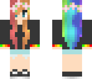 rainbow girl