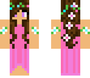 flower dress pink girl