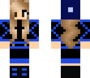blue gamer outfit