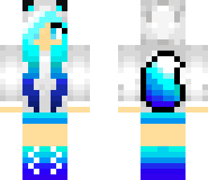 icy wolf girl