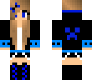 gamer blue tomboy