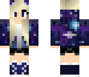 galaxy cat girl