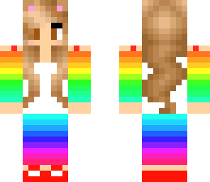 rainbow girl