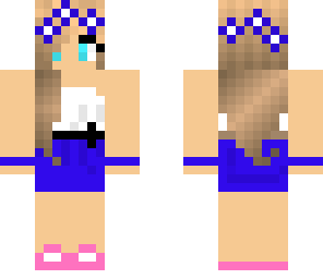 blue girl