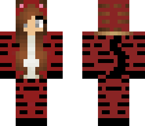 edited red tiger girl