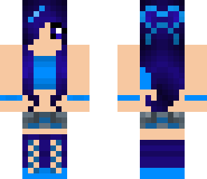 blue girl