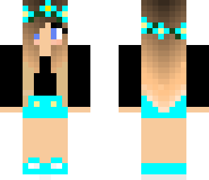 blue aqua girl