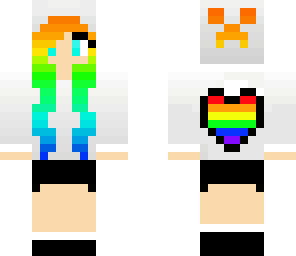 rainbow girl