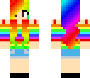 rainbow girl