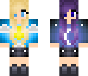 sun and night girl
