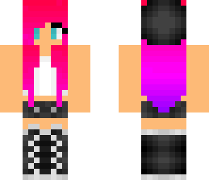 cute dyed hair girl