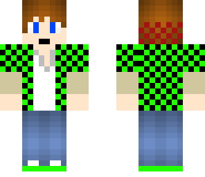 green benja with blue eyes