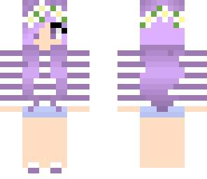 purple flower girl