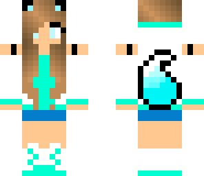 blue wolf girl