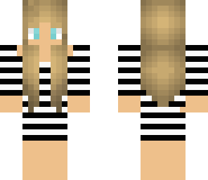 black and white dress girl