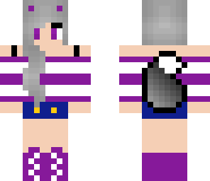 gray and purple wolf