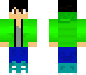 green jacket