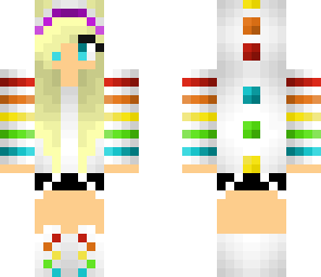 rainbow dinogirl