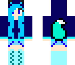 blue fox girl