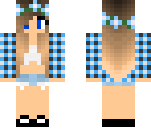 cute flower girl skin