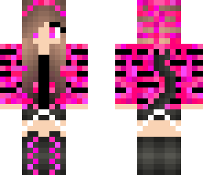 cute pink tiger girl