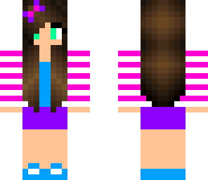 cute pink music girl