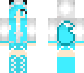 blue girly fox