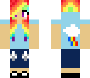 edit of rainbow dash