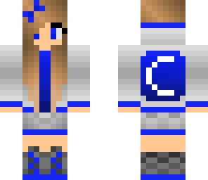 blue c for creeper girl
