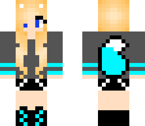 blue wolf girl