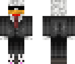 chicken with bunny slipers
