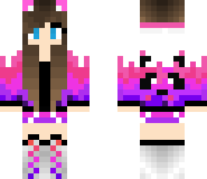 pink dubstep panda girl