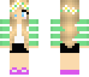 stripey girl