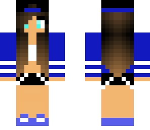 blue skater girl