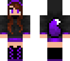 ender fox purple brown hair