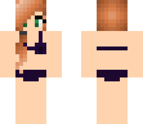 red head in a bakini