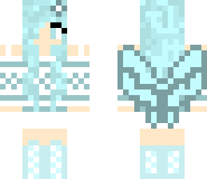 blue light flutter girl