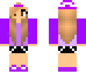 cute purple tomboy