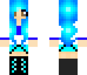 blue dj girl