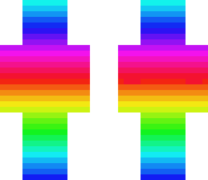 rainbow skin no white head