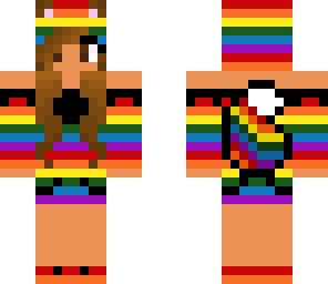 rainbow fox girl