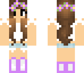 violet flower girl