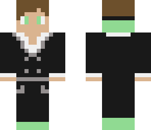 man in black